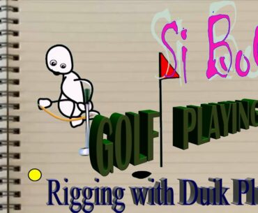 Golf Playing ( Si Bocil Animated Series )