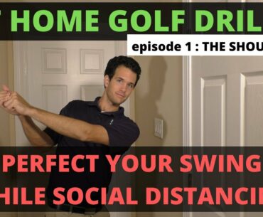 Perfect Your Shoulder Turn AT HOME  - Socially Distanced Golf School | Episode 1 | SagutoGolf