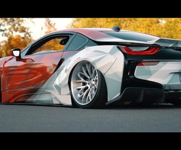 [Compilation] Belle BMW i8 Bagged Widebody Stance Squad Liberty Walk