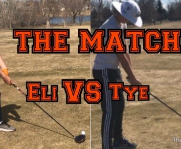 THE MATCH... Jr. Golfer Edition | Tye VS Eli | 9 Hole Match Play PART 1