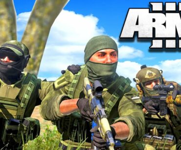 Arma 3 King Of The Hill - BEST STEALTH TACTICS!!! | Arma 3 Gameplay
