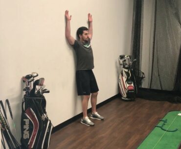 Wall Angels - Increase Shoulder Flexibility in the Golf Swing