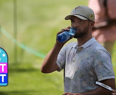 Justin Timberlake & Rory McIlroy Play Golf in Switzerland