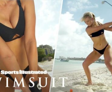 Paige Spiranac Gets A Hole-In-One, Shows Off Golf Skills In Aruba | Sports Illustrated Swimsuit