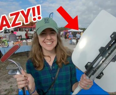 CRAZY GOLF CLUB FINDS AT THE FLEA MARKET!! (Never Seen These Before!!)