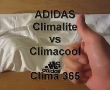 Adidas Climalite vs Climacool vs Clima365 Training Soccer Shirts Jersey Comparison review