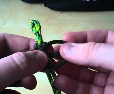 Paracord project: Make Zipper pulls for your Disc golf bag using the Cobra Stitch Disc Golf Nerd