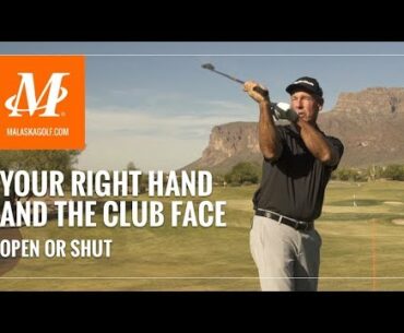 Malaska Golf // Your Right Hand & Controlling the Club Face - No More Pull Hooks