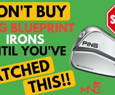 Don't Buy Ping Blueprint Irons Until You've Watched This!!
