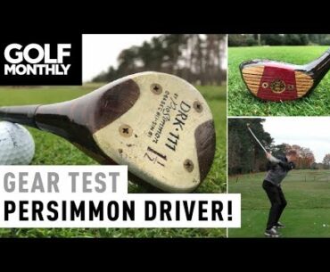 1980s Persimmon Driver vs 2018 Driver | Golf Monthly