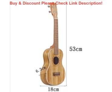 Irin High Grade Ukulele Kits Zebra Wood 4 Strings Hawaiian Mini Guitar Uke Bag String Capo Strap