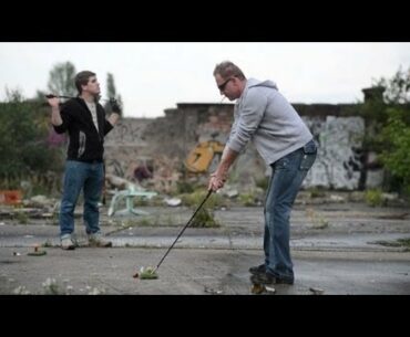 German urban golfers tee-off