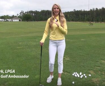 Quick Golf Tip with LPGA Golf Instructor Meredith Kirk: Athletic Position at Address