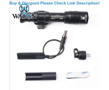 Best WADSN Airsoft Surefir M600DF Dual Fuel Scout Light LED 1400lumes Tactical Hunting Weapon Flash