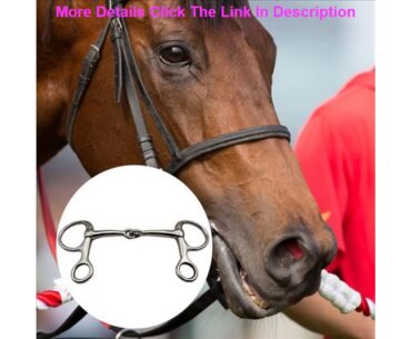 Loose Ring Snaffle Bit Durable Stainless Steel Equestrian Supplies Solid Jointed Half Cheek Horse