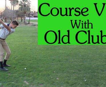 PGA Tour Driven Course Vlog - Old Clubs and Clothes!