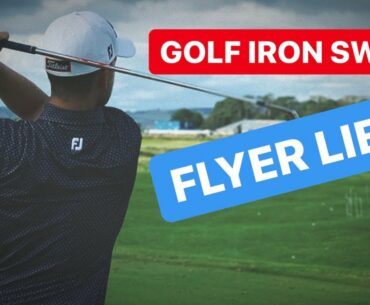 GOLF IRON SWING FLYER LIES