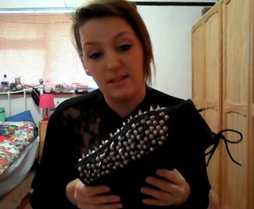 Jeffrey Campbell shoe unboxing: Spiked Damsels