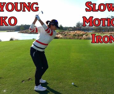 JIN YOUNG KO 120fps SLOWMOTION DTL IRON GOLF SWING 1080 HD