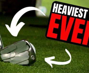 I Make The HEAVIEST Golf Club EVER! THIS THING FEELS AMAZING!