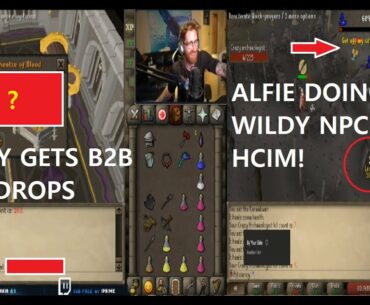 [HCIM] B0ATY B2B TOB DROPS/Alfie Does Wildy NPC ON Hardcore-Oldschool Runescape Highlight Vids