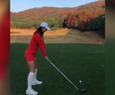 Golf coach - klpga 중계 MJ KIM 김 민 주 Golf swing   | SWING VIETNAM