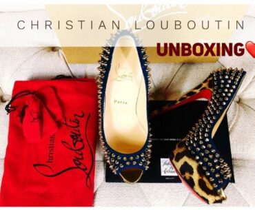 Haul ขอเห่อ Christian Louboutin Lady Spiked Leopard Heels | Kate Studio