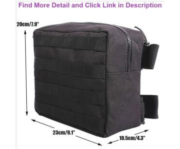 Tactical Drop Leg Bag Molle Utility EDC Fanny Thigh Pack Military Leg Accessory Tool Pouch Hunting
