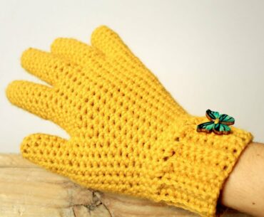 How to crochet GLOVES with fingers ♥ CROCHET LOVERS