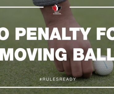 Modernized Rules of Golf: No Penalty for Moving a Ball