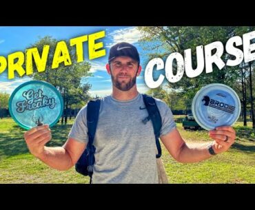 Can I Beat The Course Record (Epic Private Course) | Front 9