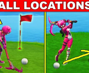 "Hit a Golf Ball from Tee to Green on Different Holes" ALL LOCATIONS Fortnite WEEK 5 CHALLENGES