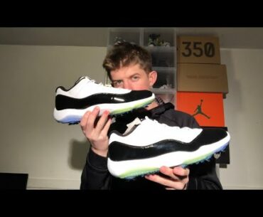 Jordan 11 Concord Golf Shoes