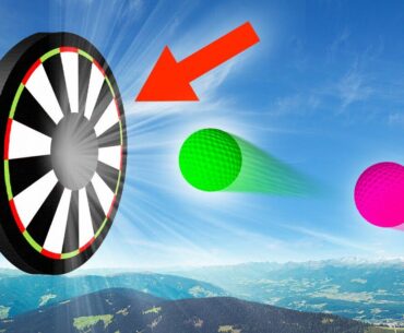 MILE HIGH DARTS WITH GOLFBALLS! (Golf It)