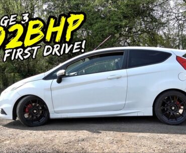 FIRST DRIVE IN MY *HYBRID TURBO 302BHP* FORD FIESTA ST!