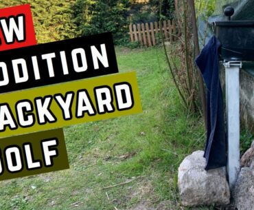 Backyard Golf Course | New Addition | Iron & Ball Cleaner