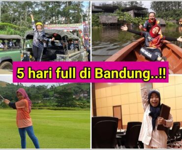 5 hari full di Bandung : Rapat, Offroad, Gala Dinner, Amazing Race, Golf ..!!
