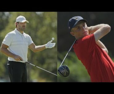 Rising golf star Will Zalatoris and former Cowboys quarterback Tony Romo form unlikely friendship