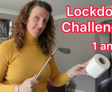 Isolation Challenge 1 - Keepy Uppy with Golf Club and Loo Roll