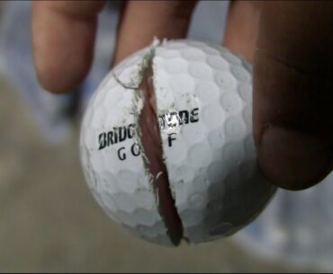 Cutting Open Golf Balls!