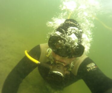 Scott Lokken Diving for Golf Balls - TPC Twin Cities