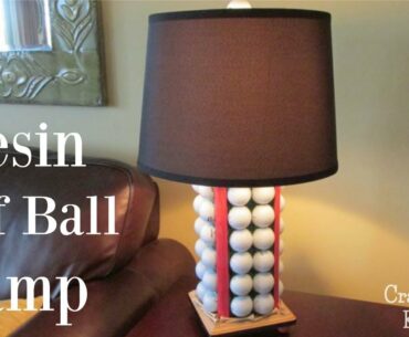 Golf Ball Resin Lamp DIY Craft Klatch Home Decor