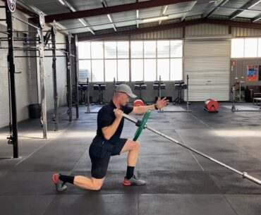 Landmine Split Squat to Press