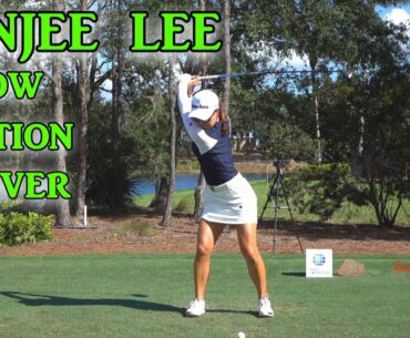 MINJEE LEE 2017/2018 FACE ON DRIVER SLOW MOTION GOLF SWING 120fps