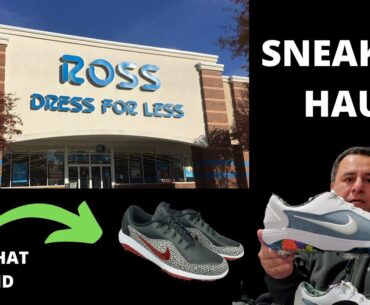 Ross Sneaker Haul - I found $250 Golf Shoes - What I Sold