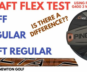 Shaft Flex Test Using Ping G400 3 Wood STIFF vs REGULAR vs SOFT REGULAR