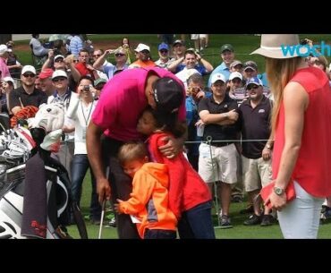 Tiger Woods' Kids and Girlfriend Lindsey Vonn Surprise Golfer During Masters Competition