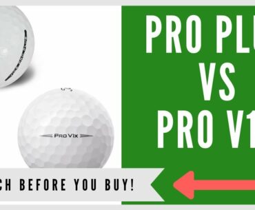 ✅ TITLEIST PRO V1X vs VICE PRO PLUS GOLF BALLS