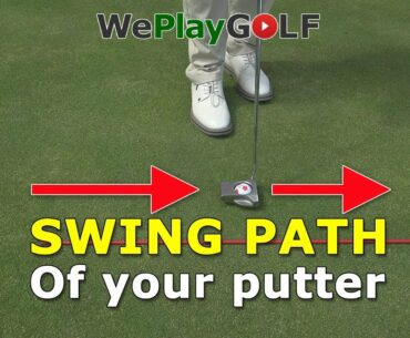 Check the swingpath of your putter. Hole more putts in your golf round