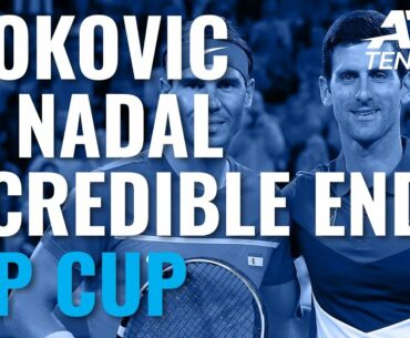 Novak Djokovic vs Rafael Nadal: Incredible End To Match! | ATP Cup 2020 Final